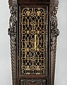Tall case clock, probably from the William Clark House, Newark, New Jersey, Case by George A. Schastey & Co. (American, New York, 1873–1897), Ebonized oak, leaded glass, and brass, American