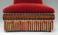 Chair from the William Clark House, Newark, New Jersey, George A. Schastey &amp; Co. (American, New York, 1873–1897), Satinwood, purpleheart, brass, and modern upholstery, American