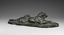 Snarling Jaguar, Arthur Putnam (American, Waveland, Mississippi 1873–1930 Ville d&#39;Avray), Bronze, American