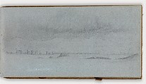 Sketchbook of Italian Landscape Subjects, Jervis McEntee (American, Rondout, New York 1828–1891 Rondout, New York), Drawings in watercolor, graphite, and white gouache on blue wove paper, bound in cloth-covered boards, American