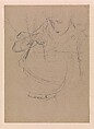 Dorothy Barnard, Study for “Carnation, Lily, Lily, Rose” (recto): Polly Barnard, Study for “Carnation, Lily, Lily, Rose” (verso), John Singer Sargent (American, Florence 1856–1925 London), Graphite on paper, American