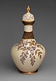 Covered Vase, Faience Manufacturing Company (American, Greenpoint, New York, 1881–1892), Earthenware, American