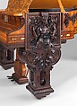Model B grand piano from the William Clark House, Newark, New Jersey, Case by George A. Schastey &amp; Co. (American, New York, 1873–1897), Rosewood, satinwood, purpleheart, brass, and silver, American
