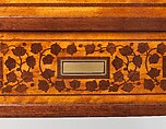 Model B grand piano from the William Clark House, Newark, New Jersey, Case by George A. Schastey &amp; Co. (American, New York, 1873–1897), Rosewood, satinwood, purpleheart, brass, and silver, American