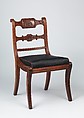 Side Chair, Mahogany, maple, tulip poplar, American