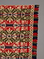 Coverlet, Leonard Metz (1810–ca. 1885), Wool and cotton, American