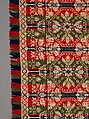 Coverlet, Leonard Metz (1810–ca. 1885), Wool and cotton, American