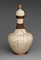 Covered Vase, Faience Manufacturing Company (American, Greenpoint, New York, 1881–1892), Earthenware, American