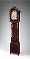Tall Clock, Joseph Mulliken (active 1775–1800), Mahogany, white pine, American