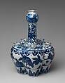 Bulb Pot, Porcelain, Chinese
