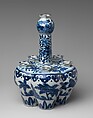 Bulb Pot, Porcelain, Chinese