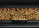 Secretary from the Jay Gould House, New York City, Herter Brothers (German, active New York, 1864–1906), Ebonized cherry, mahogany, cedar, and brass, American