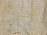 Embroidered Reticule, Martha Kittredge, New England, White cotton thread embroidered on white cotton fabric, American