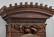 Wall clock, George A. Schastey &amp; Co. (American, New York, 1873–1897), Walnut, pine, glass, brass, and silver-plated brass, American