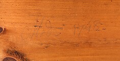 High chest, Christopher Townsend (1701–1773), Mahogany, chestnut, and white pine, American