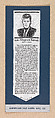 Silk label of John F. Kennedy, American Silk Label Manufacturing Company (1875–ca. 1990), Silk, woven, American