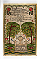 Sampler, Maria Holden Samuels  American, Wool embroidery on linen, American