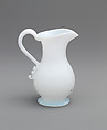 Cream pitcher, Glass, blown, American