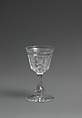 Small drinking vessel, Brooklyn Flint Glass Company American, Glass, American