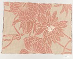 Woven water-lily sample, Associated Artists (1883–1907), Silk, woven, American