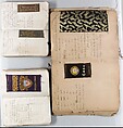 Sample books, American Silk Label Manufacturing Company (1875–ca. 1990), Jacquard silk, American