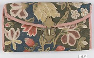 Purse, Wool embroidered with wool, American