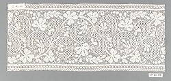 Lace Sample, Bert Edson American, Cotton (?) lace, American