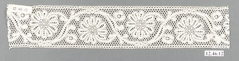 Lace Sample, Bert Edson American, Cotton (?) lace, American
