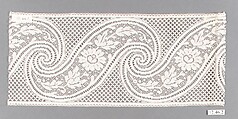 Lace Sample, Bert Edson American, Cotton lace, American