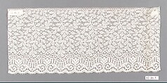 Lace Sample, Bert Edson American, Cotton (?) lace, American