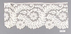 Lace Sample, Bert Edson American, Cotton (?) lace, American