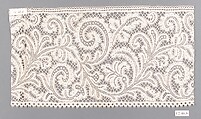Lace Sample, Bert Edson American, Cotton (?) lace, American