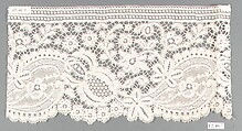 Lace Sample, Bert Edson American, Cotton (?) lace, American