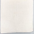 Pillow Slip, Probably Jane Simonton Chapman (born 1794), Linen, woven, American