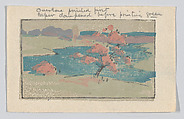 Nabby's Point, Arthur Wesley Dow  American, Color woodcut; trial proof on cream paper, American