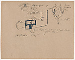 Military Insignias, John Singer Sargent (American, Florence 1856–1925 London), Pen and ink on tan wove paper, American