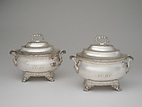 Covered Sauce Tureen, Edward Lownes (1792–1834), Silver, American