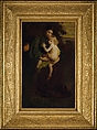 Mother and Child, George de Forest Brush (American, Shelbyville, Tennessee  1855–1941 Hanover, New Hampshire), Oil on wood, American