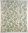 Daffodil textile, Candace Wheeler (American, Delhi, New York 1827–1923 New York), Printed and woven cotton velvet, American