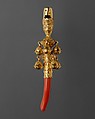 Rattle, Whistle, and Bells, Nicholas Roosevelt (1715–1769), Gold, coral, American