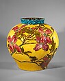 Vase, John Bennett American, Painted and glazed earthenware, American