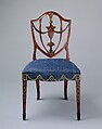 Side Chair, Samuel McIntire American, Mahogany, ebony, ash, birch, white pine, American