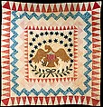 Quilt, Eagle pattern, Cotton, American