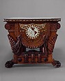 Library Table, Herter Brothers (German, active New York, 1864–1906), Rosewood, brass, mother-of-pearl, and abalone, American