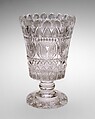 Celery vase, Boston & Sandwich Glass Company American, Pressed glass, American