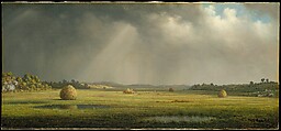 Newburyport Meadows, Martin Johnson Heade  American, Oil on canvas, American