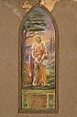 Suggestion for Window, Louis C. Tiffany (American, New York 1848–1933 New York), Gouache and watercolor over silver gelatin photograph collage and watercolor, pen and black India ink, and graphite on wove paper support:, American