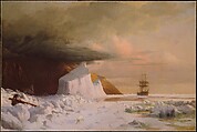 An Arctic Summer: Boring Through the Pack in Melville Bay, William Bradford  American, Oil on canvas, American
