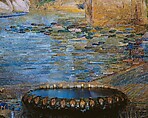 Garden Landscape, Designed by Louis C. Tiffany (American, New York 1848–1933 New York), Favrile-glass mosaic, American