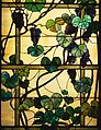 Grapevine Panel, Designed by Louis C. Tiffany (American, New York 1848–1933 New York), Leaded favrile glass, American